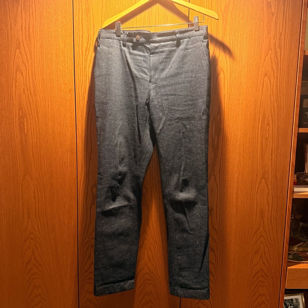 BROOKLYN TAILORS - BKT30 Chino in Indigo Flecked Denim - 04 (32-33)